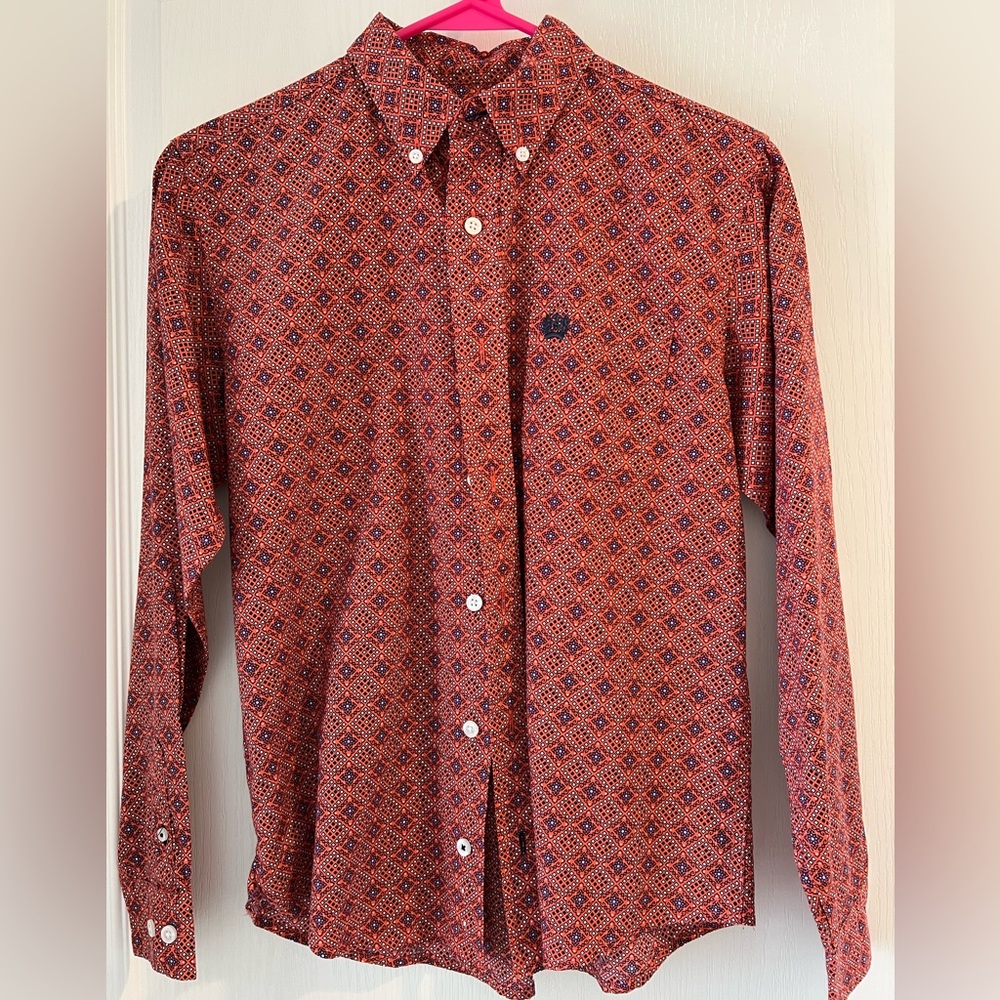 Boys, size 12 Cinch Button up shirt